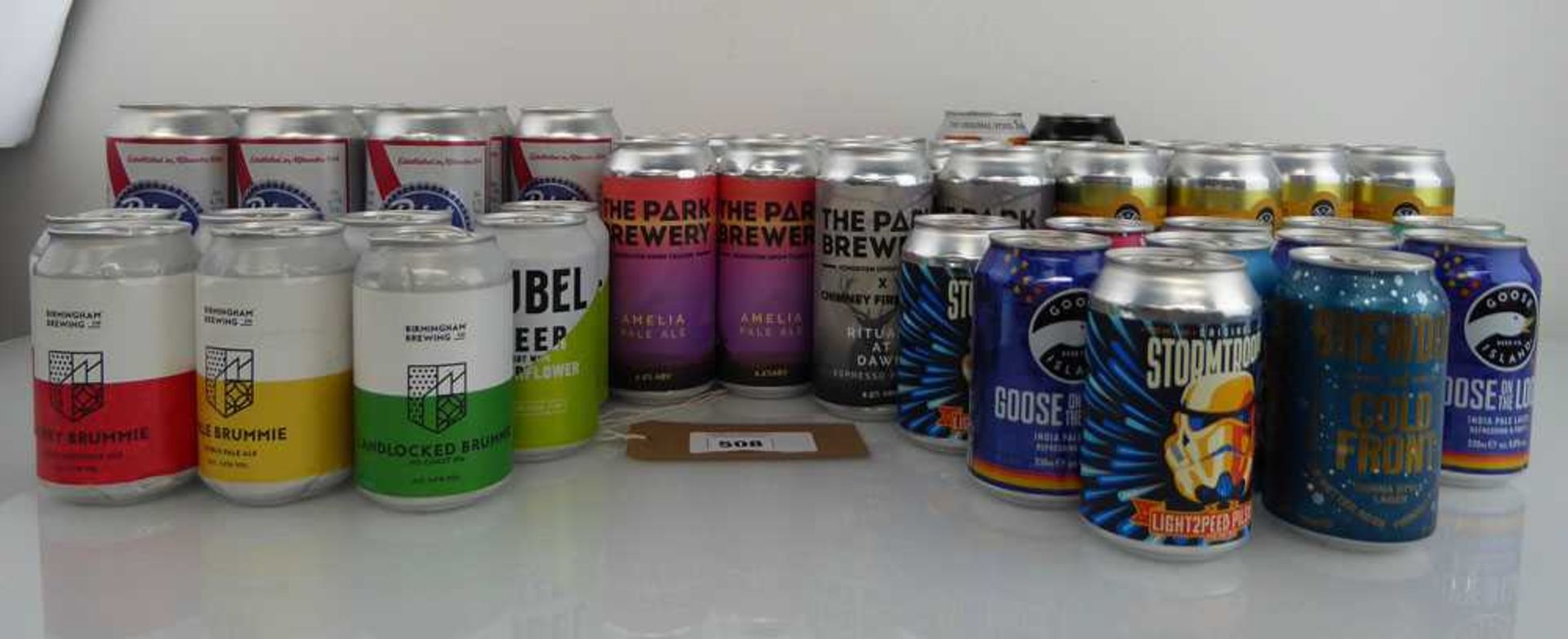 +VAT A bag containing approx. 50 various cans of Beers & Lagers to include Brewdog, Stromtrooper,