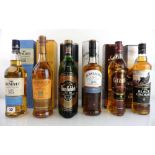 6 bottles, 1x The Glenlivet Founder's Reserve Single Malt Scotch Whisky with box 40% 70cl, 1x