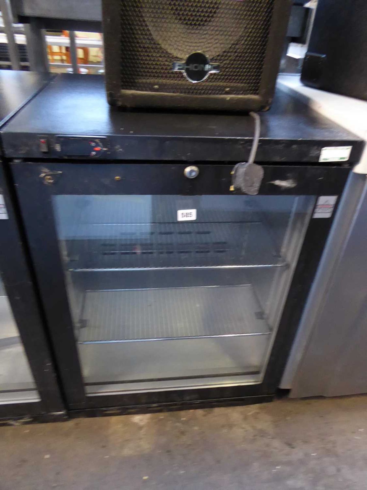 60cm Osborne model 160E under counter single door display fridge (Gas R600A)