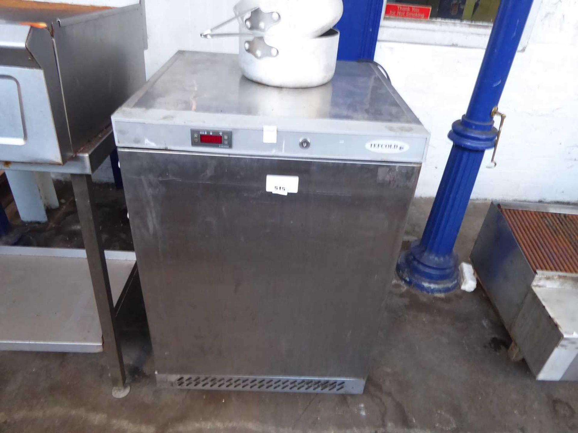 +VAT 60cm Tefcold model UR200S under counter single door refrigerated unit (gas R134A)