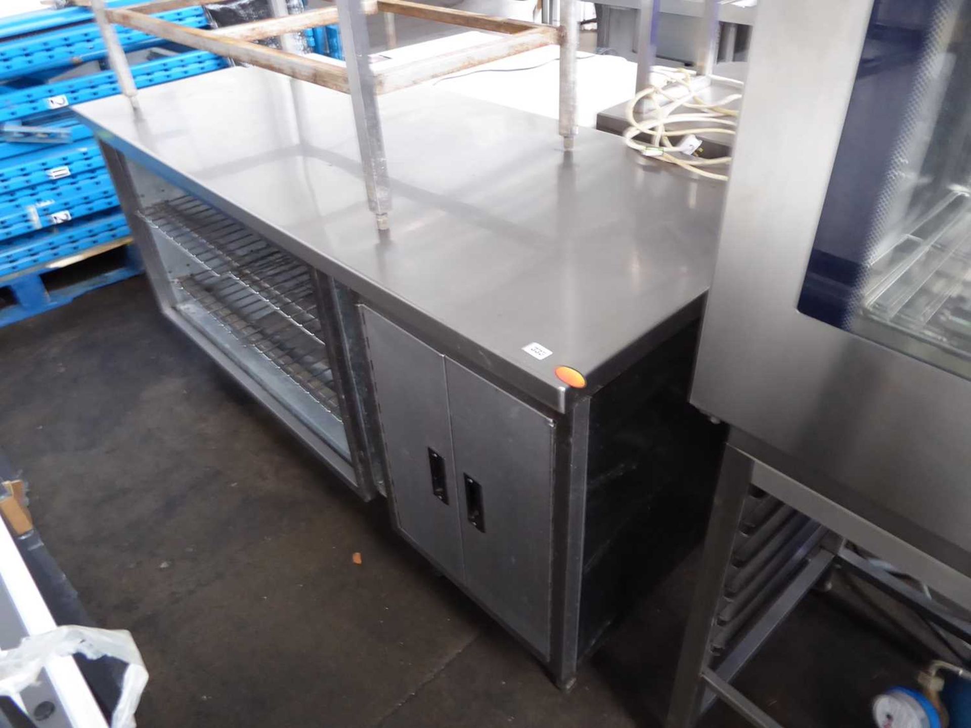 180cm Ambient cabinet with stainless steel top