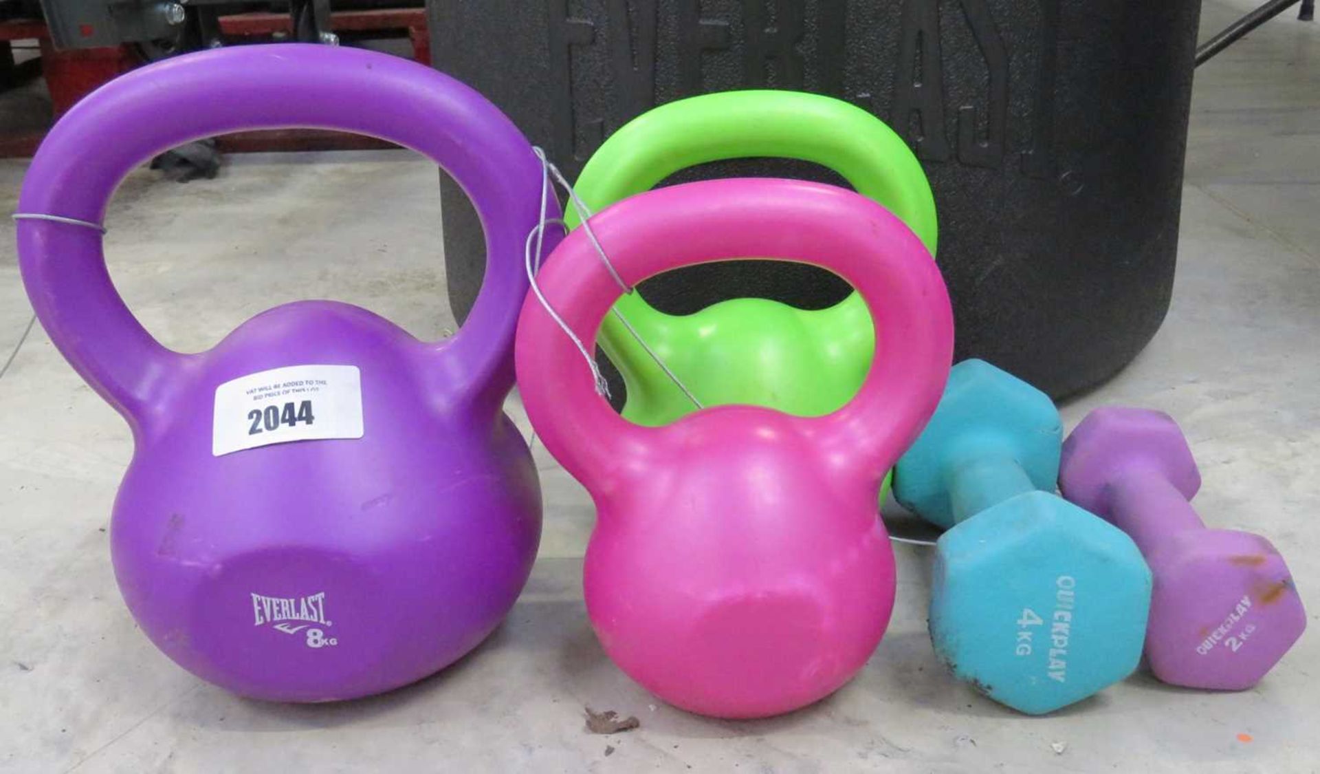 +VAT Set of 5 Everlast gym weights
