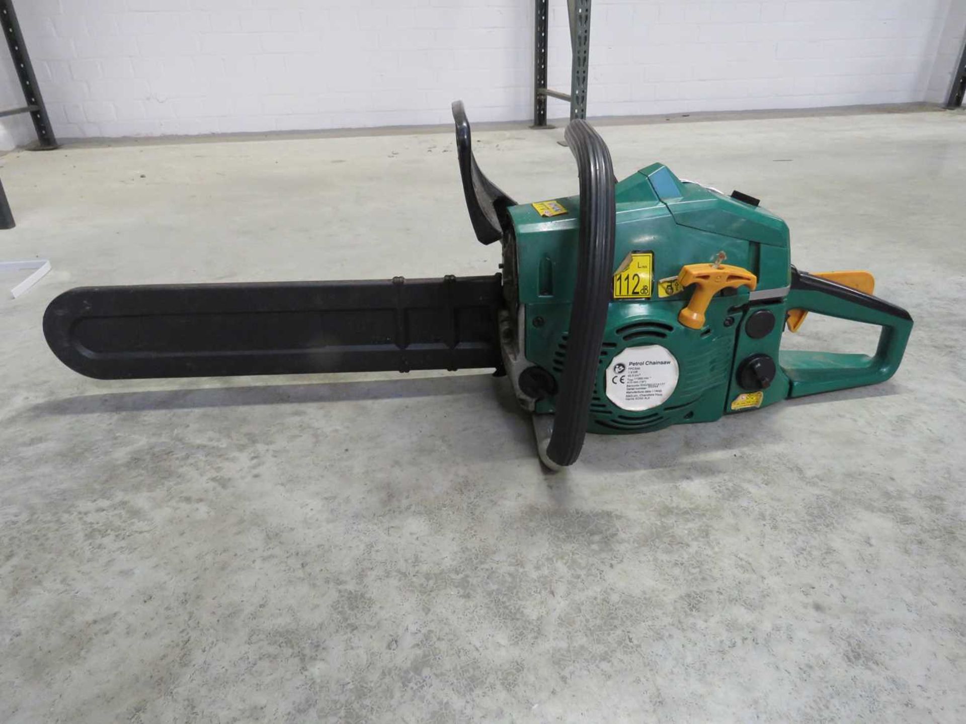 Green petrol chainsaw FPCS45