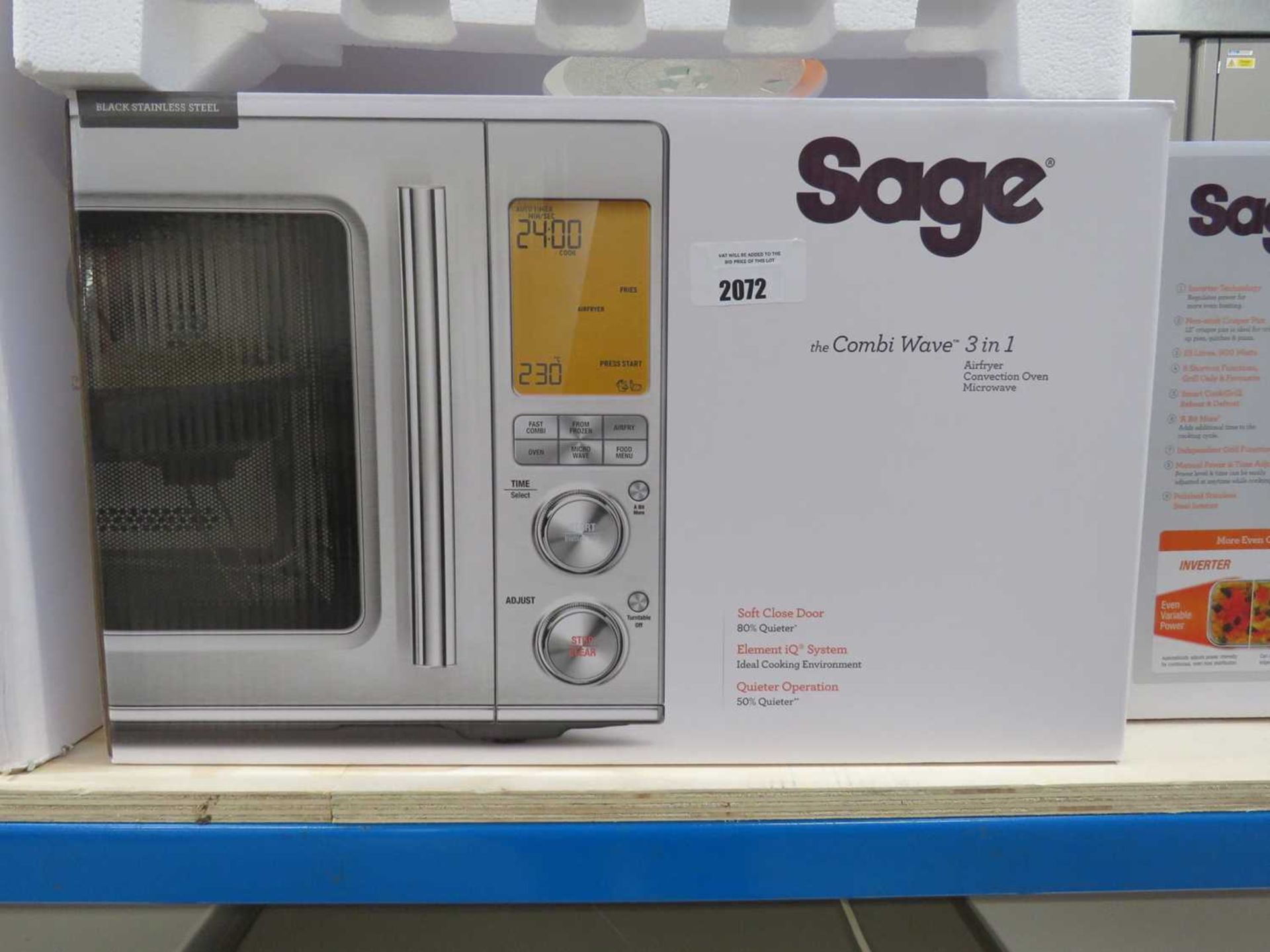 +VAT Sage 3 in 1 Combi Wave air fryer, convection oven and microwave