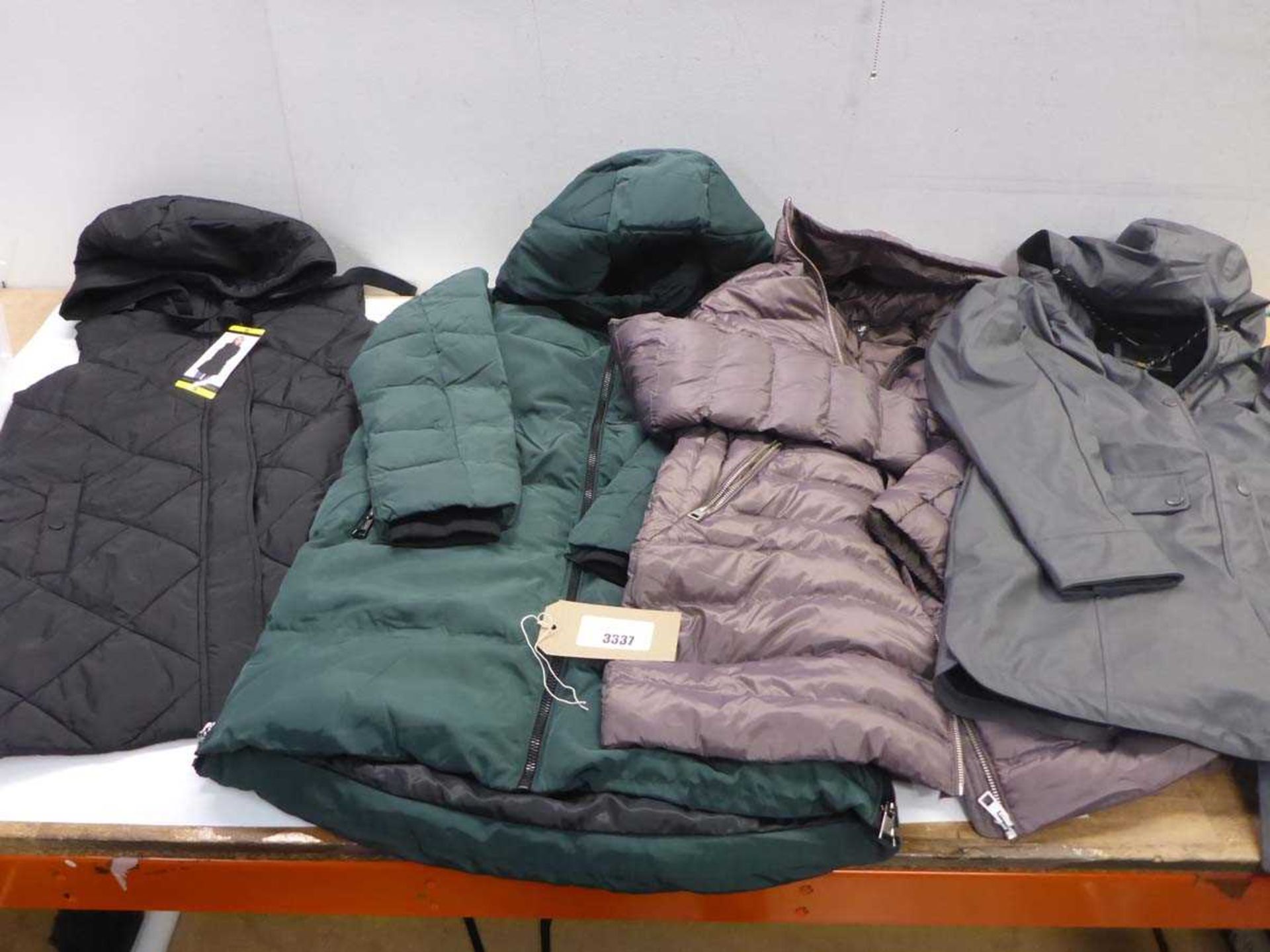 +VAT 4 assorted ladies coats including Adventure, Andrew Marc etc