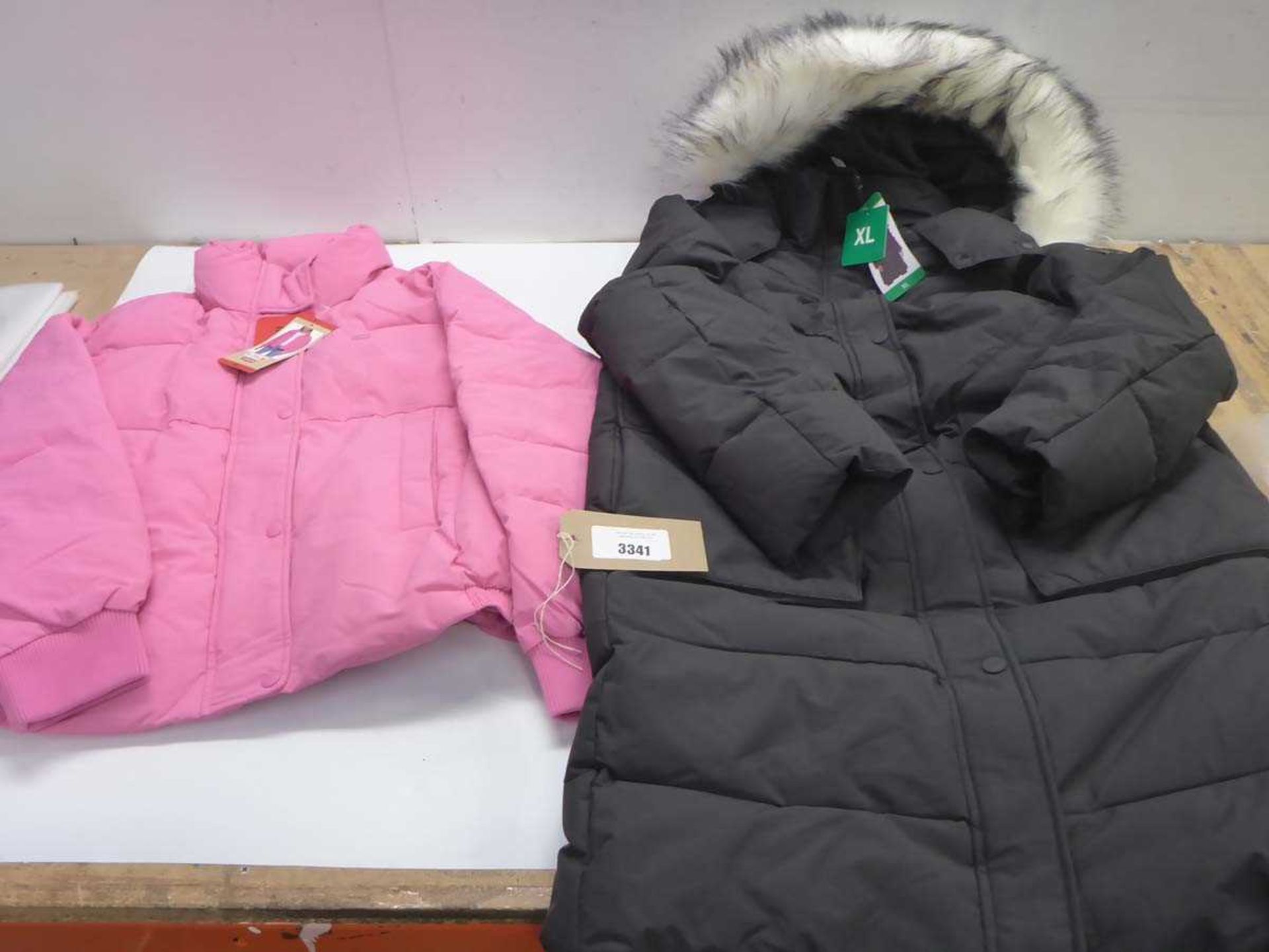 +VAT DKYN ladies XL coat and Levi ladies Size M jacket