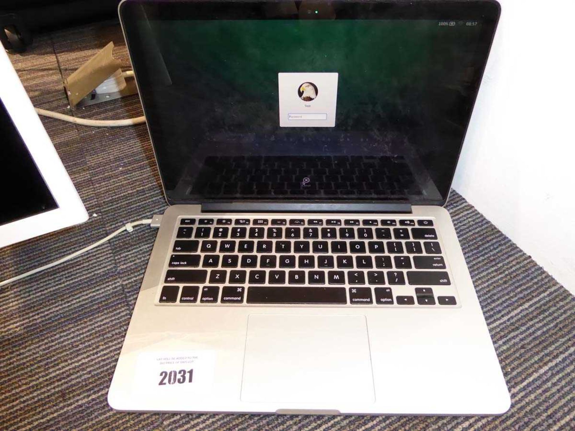 +VAT Apple Macbook Pro 13'' from 2013 model A1502, Intel i5 cpu, 8gb ram, 256gb storage with psu