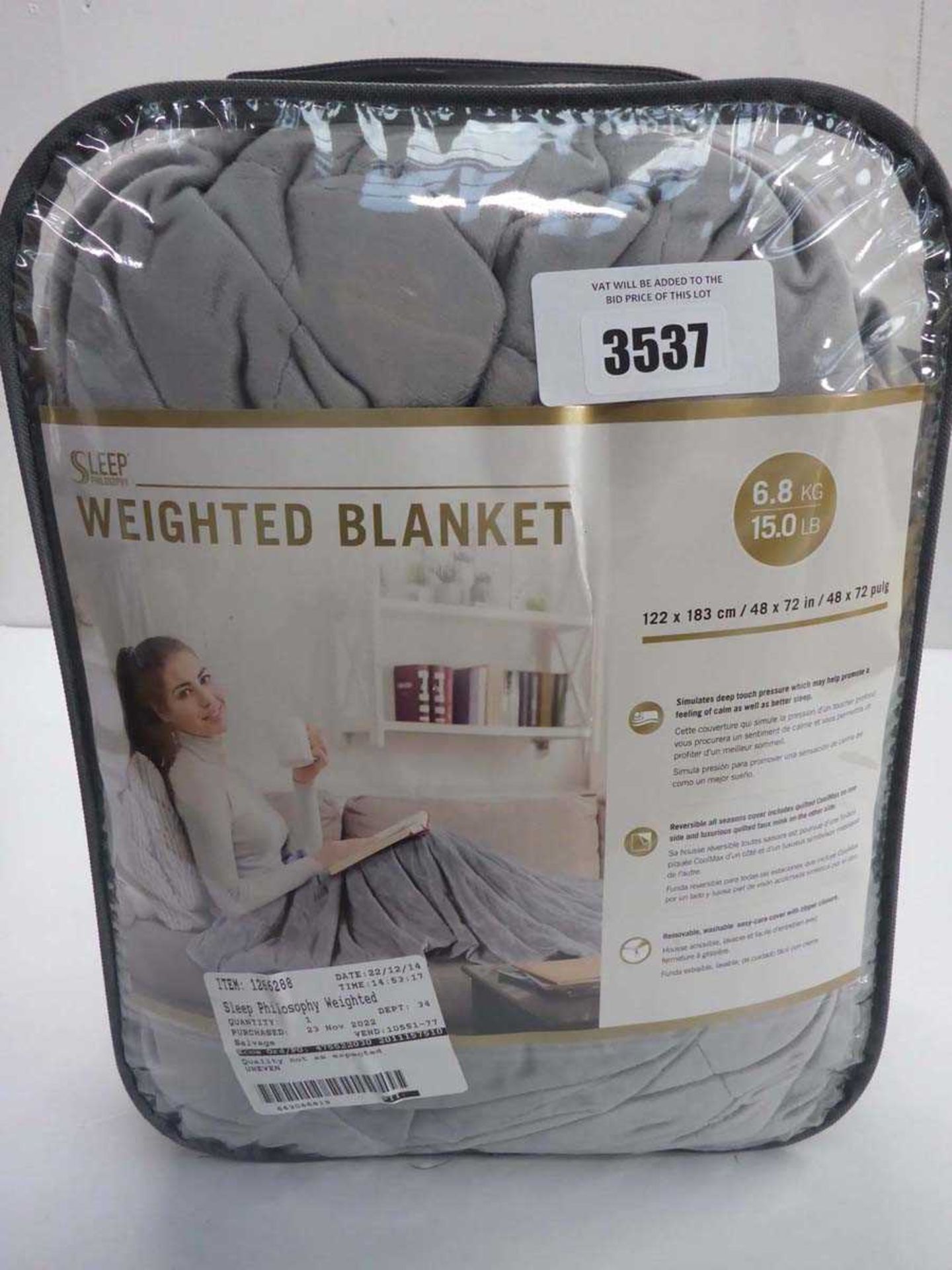 +VAT 6.8kg weighted blanket