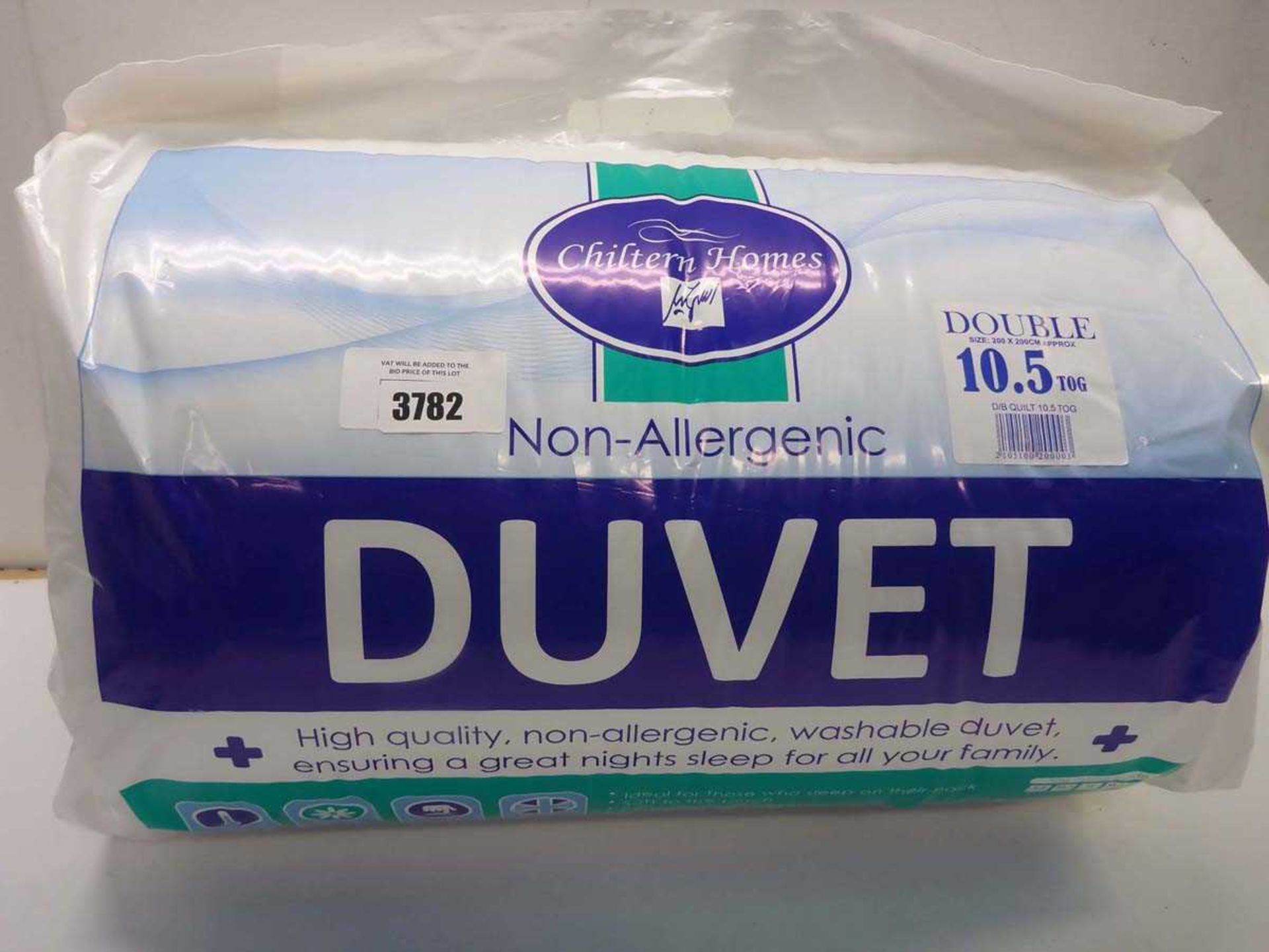 +VAT Non-Allergenic double 10.5 tog duvet