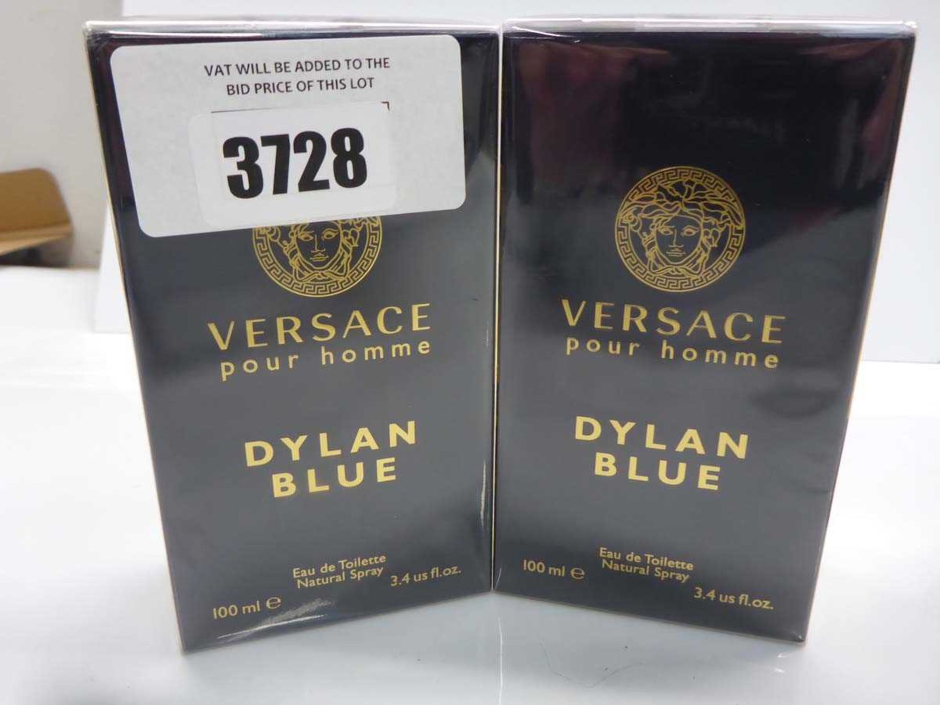 +VAT 2 x Versace Pour Homme Dylan Blue eau de toilette 100ml