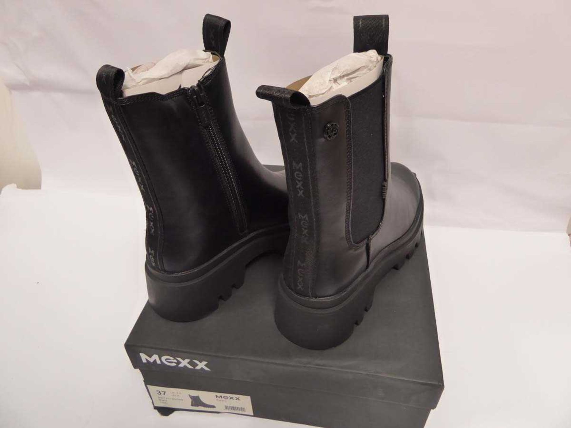 +VAT Pair of boxed Mexx Kayra ankle boots, size 4.5 - Image 2 of 3