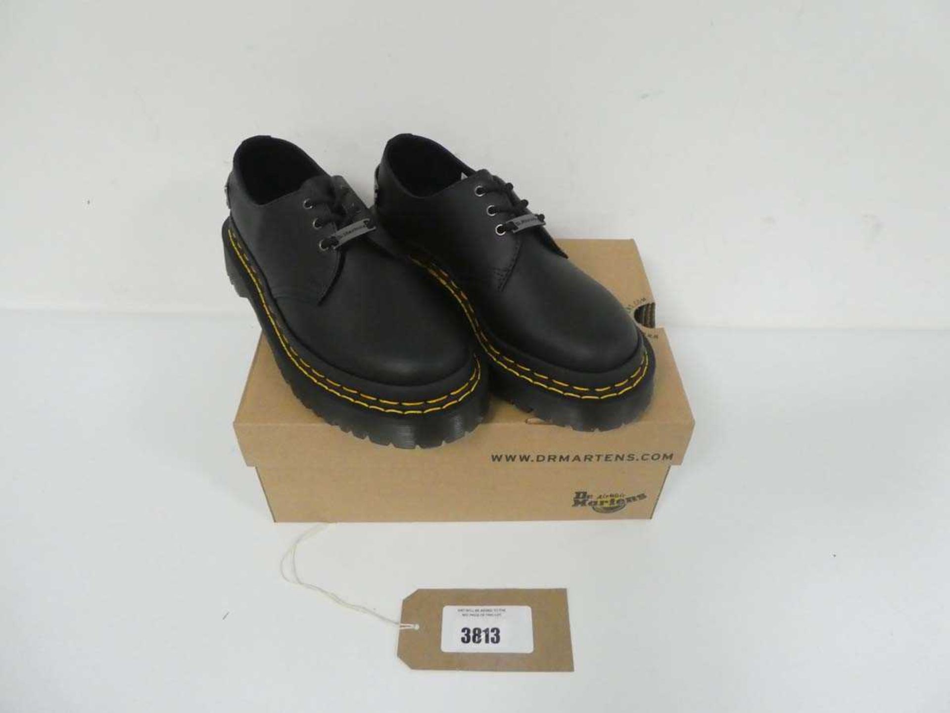 +VAT Dr Martens Bex DS PLTD Black shoes Size UK5 (Boxed)