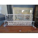 Vintage railway luggage rack