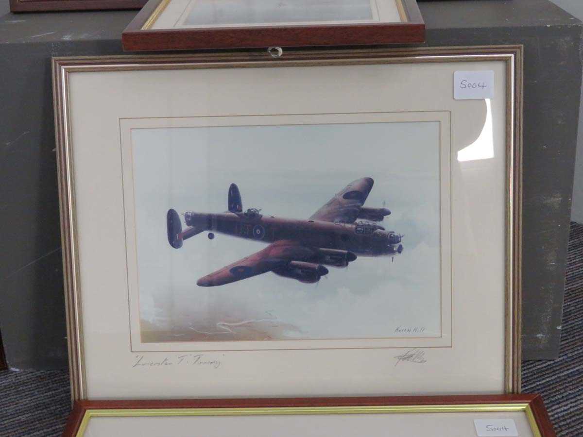 Four Keith Hill aeronautical prints:Coming Home,Lancaster T Tommy and two others, all signed (4) - Image 4 of 5