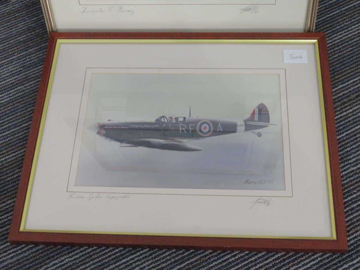 Four Keith Hill aeronautical prints:Coming Home,Lancaster T Tommy and two others, all signed (4) - Image 3 of 5