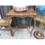 Mahogany Edwardian two tier side table
