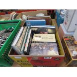 Box containing Michael Palin travel books plus copies of the Wind in the Willows and cookery books