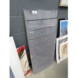 +VAT Grey fabric headboard