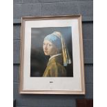 Vermeer print 'Girl with the pearl earring'