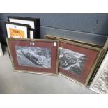 3 steam train prints