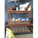 Oak 3 tier buffet