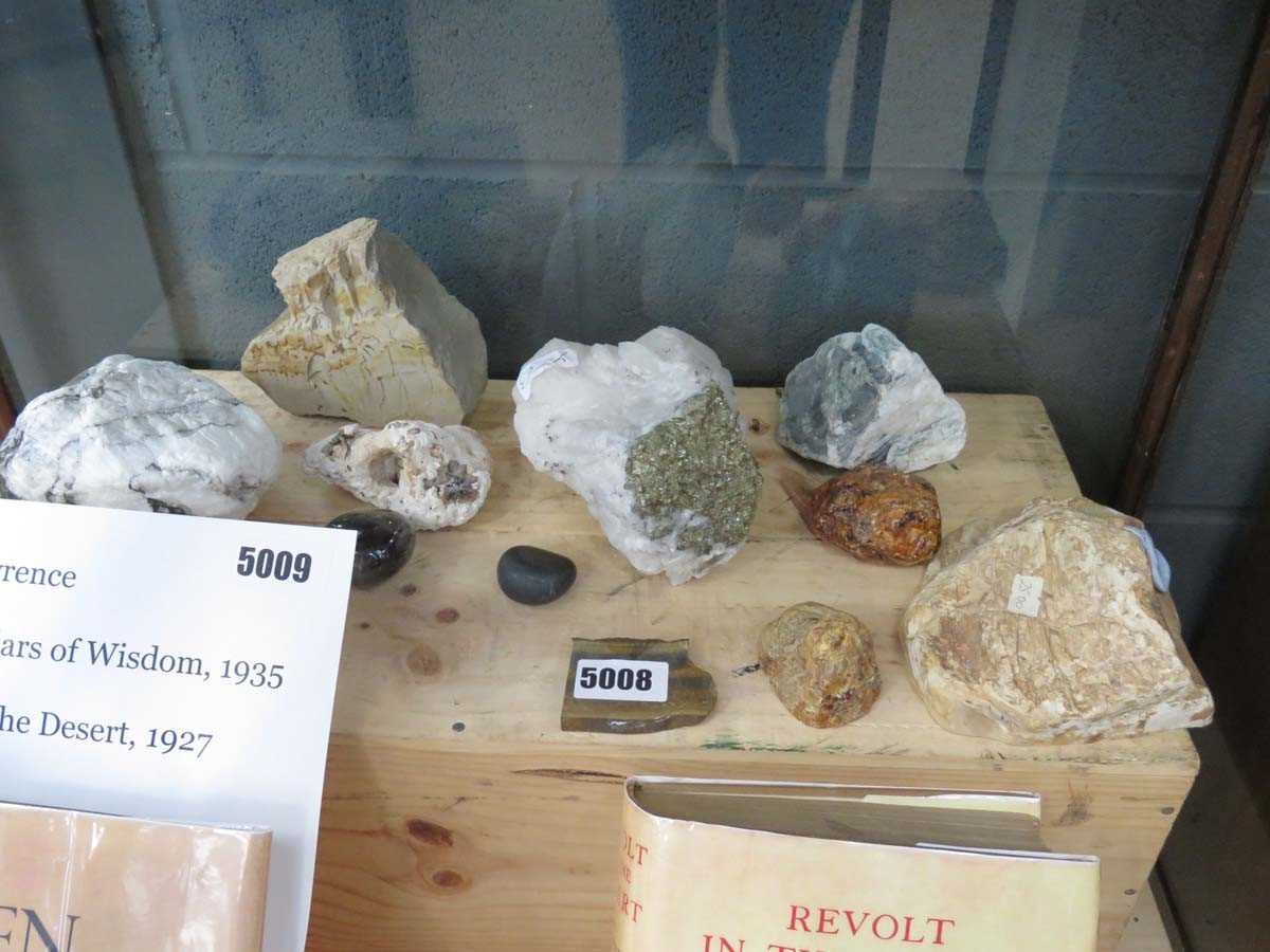 Collection of crystals and semi precious stones