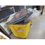 +VAT Bag containing curtaining and pelmets