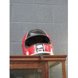 Vintage motorcyclists helmet