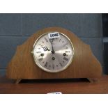 1950's walnut mantle clock