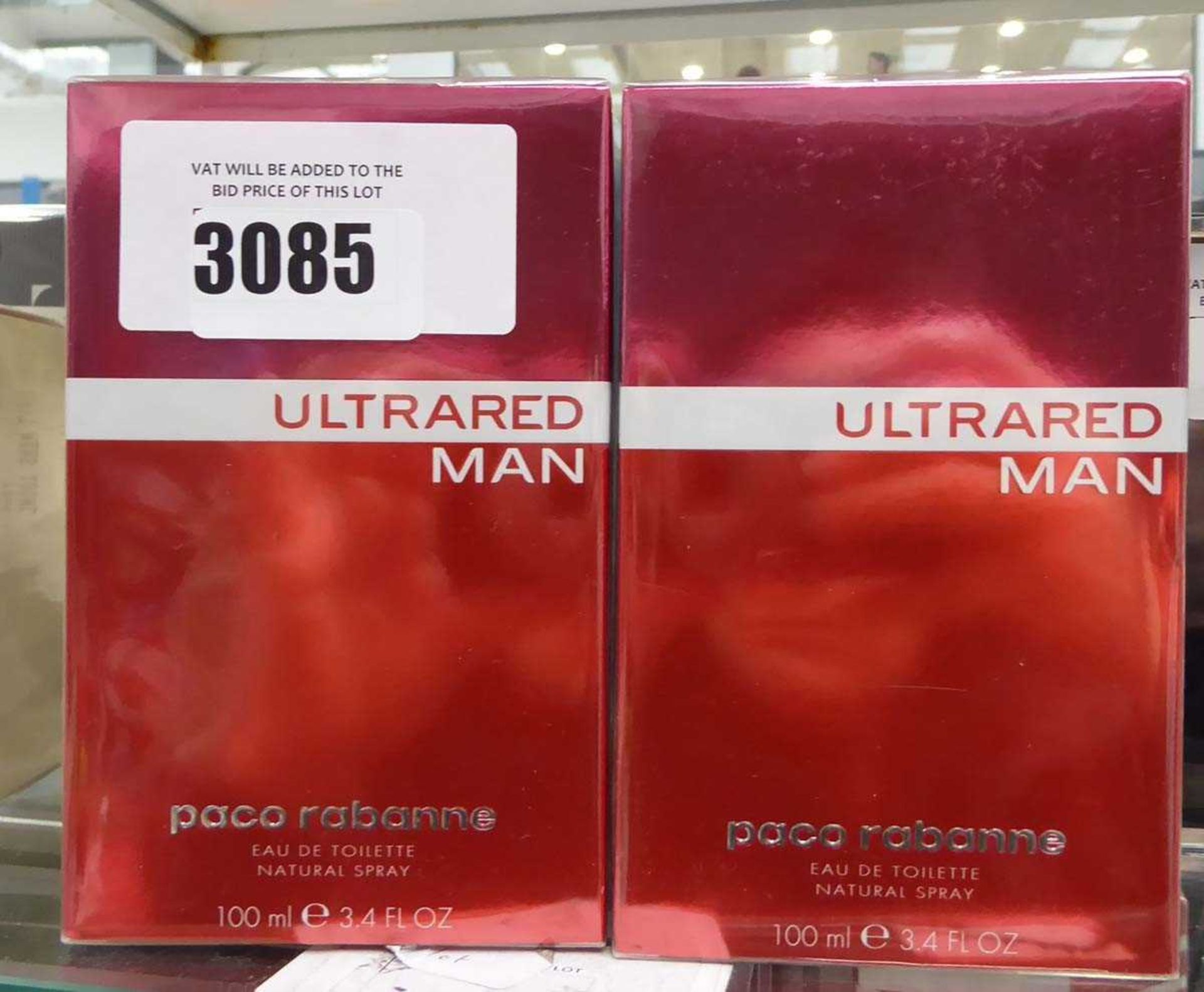 +VAT 2 Ultra Red gents Paco Rabanne eau de toilette 100ml (both sealed)