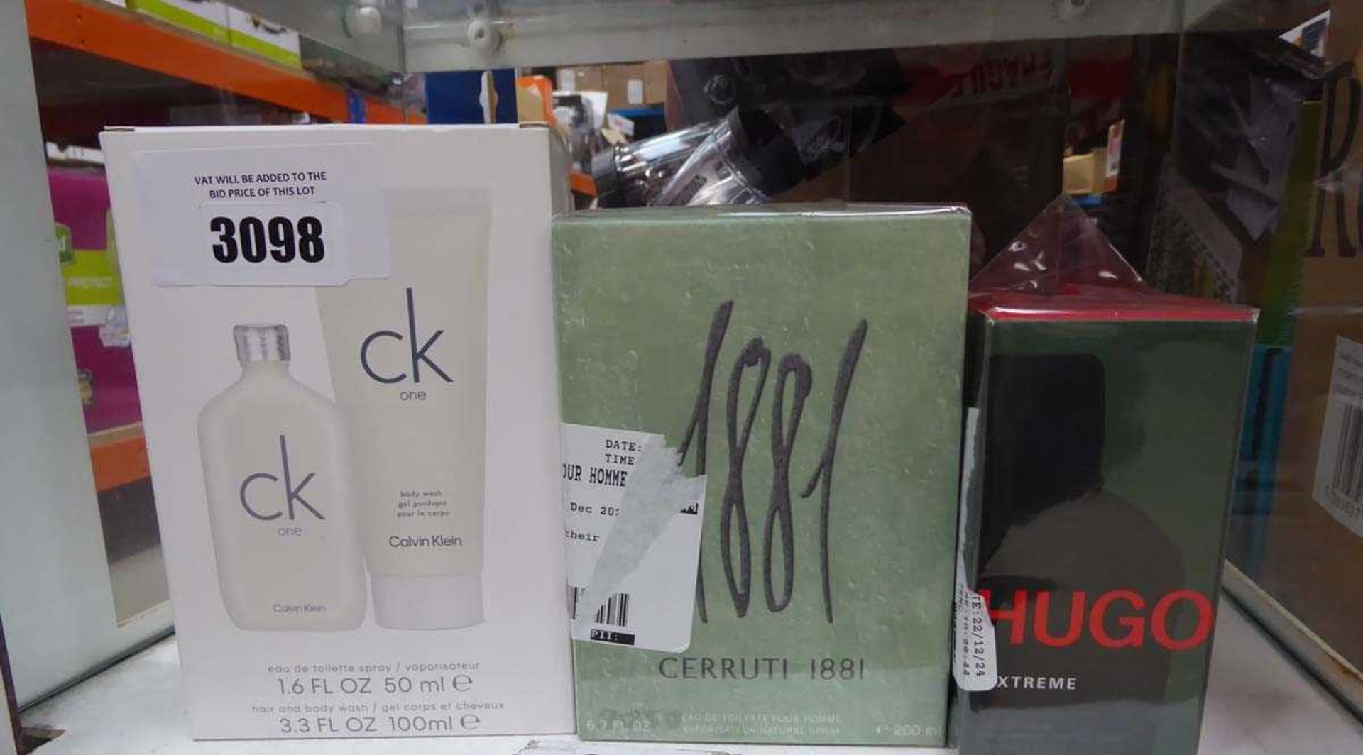 +VAT Calvin Klein eau de toilette and body wash set (unsealed), Hugo Boss Extreme natural spray