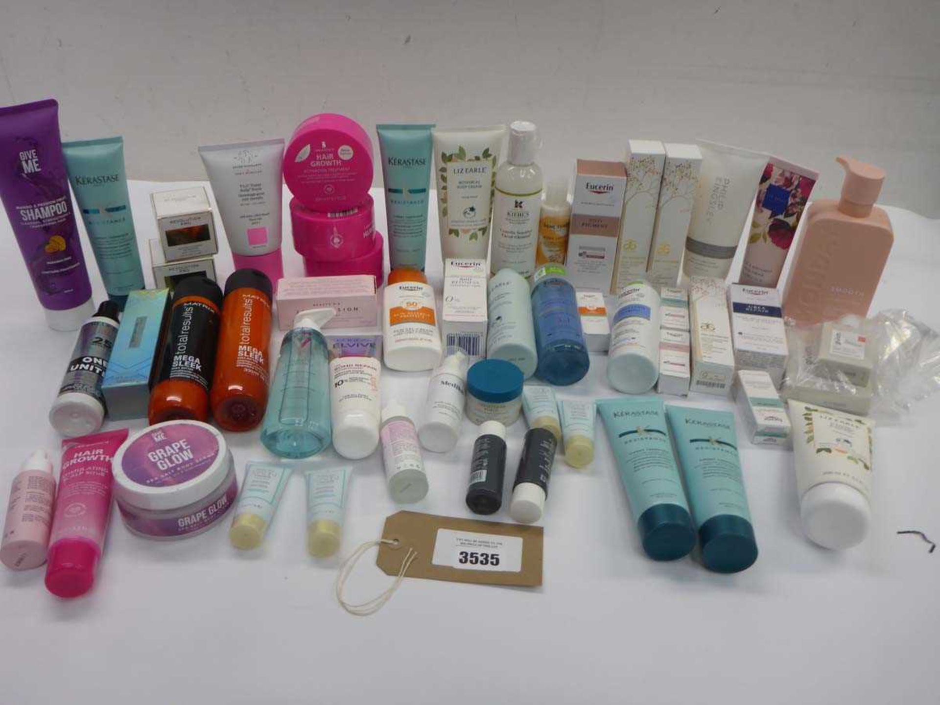 +VAT Selection of branded toiletries including Kerastase, Revolution, Liz Earle, Eucerin, Ted Baker,