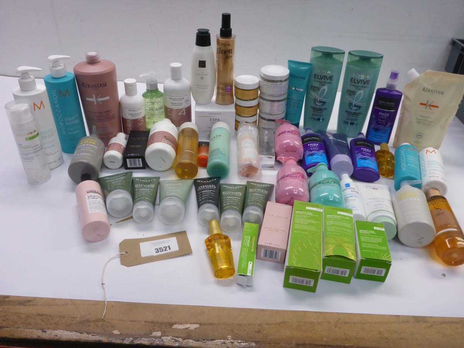 +VAT Selection of branded toiletries including L'Oreal, Goldfaden, Kerastase, John Frieda,