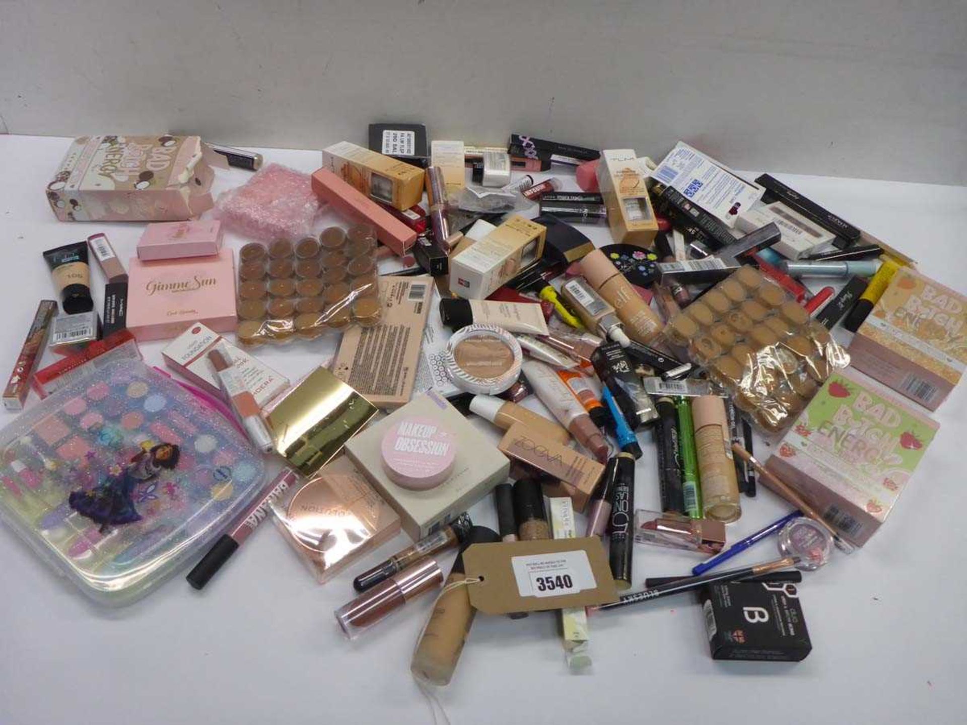 +VAT Large quantity of assorted cosmetics including NARS, Clinique, Revolution, Chanel, Kiko etc (