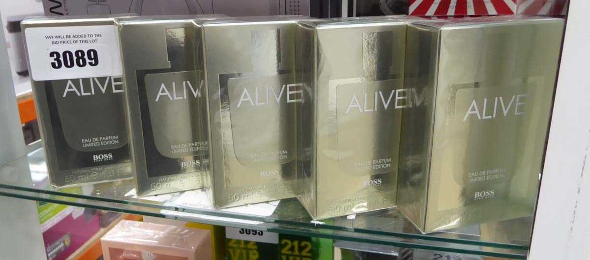 +VAT 5 Hugo Boss Alive Limited Edition perfumes (all sealed)