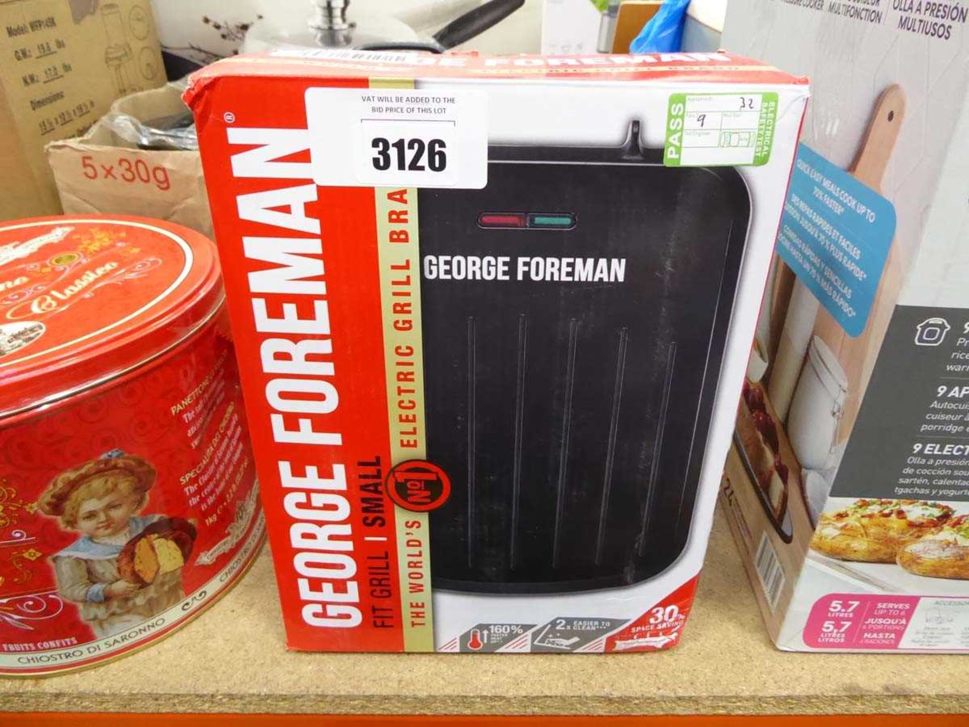+VAT George Foreman small grill