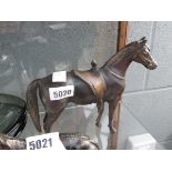 Metal figure of a horse