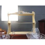 Painted 3 tier hanging shelf