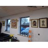 4 various classsical type prints in gilt frames incl. Lead Kindly Light