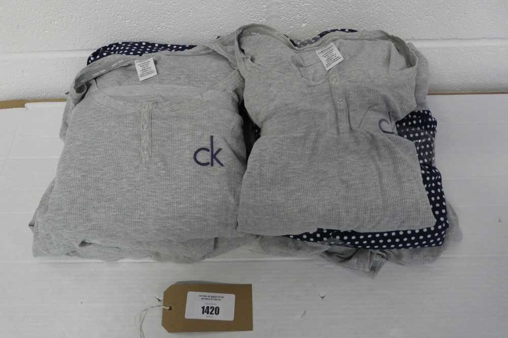 +VAT Bag containing 6 womens Calvin Klein lounge sets in mixed sizes