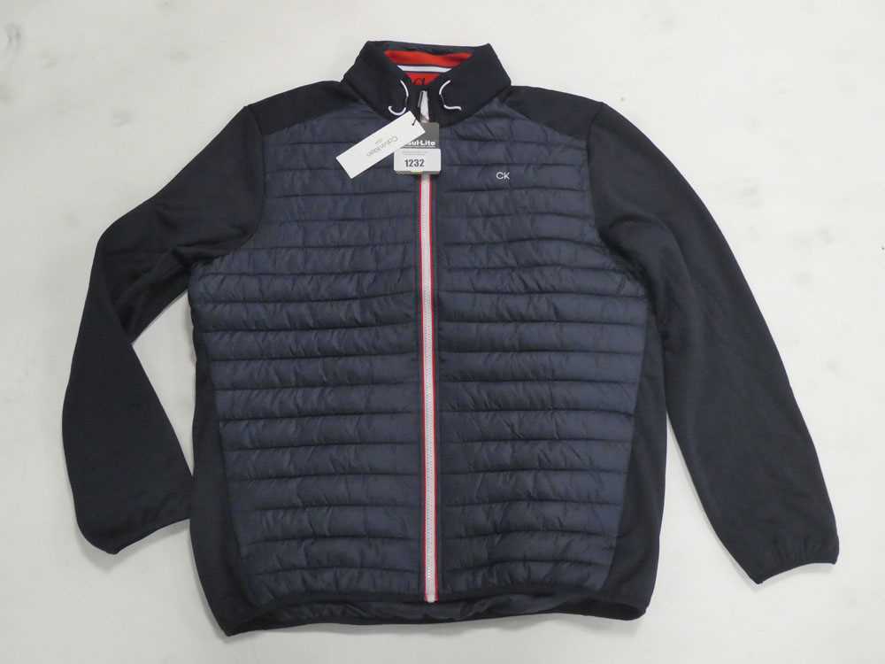 +VAT Calvin Klein Golf lightweight quilted jacket in navy size XL