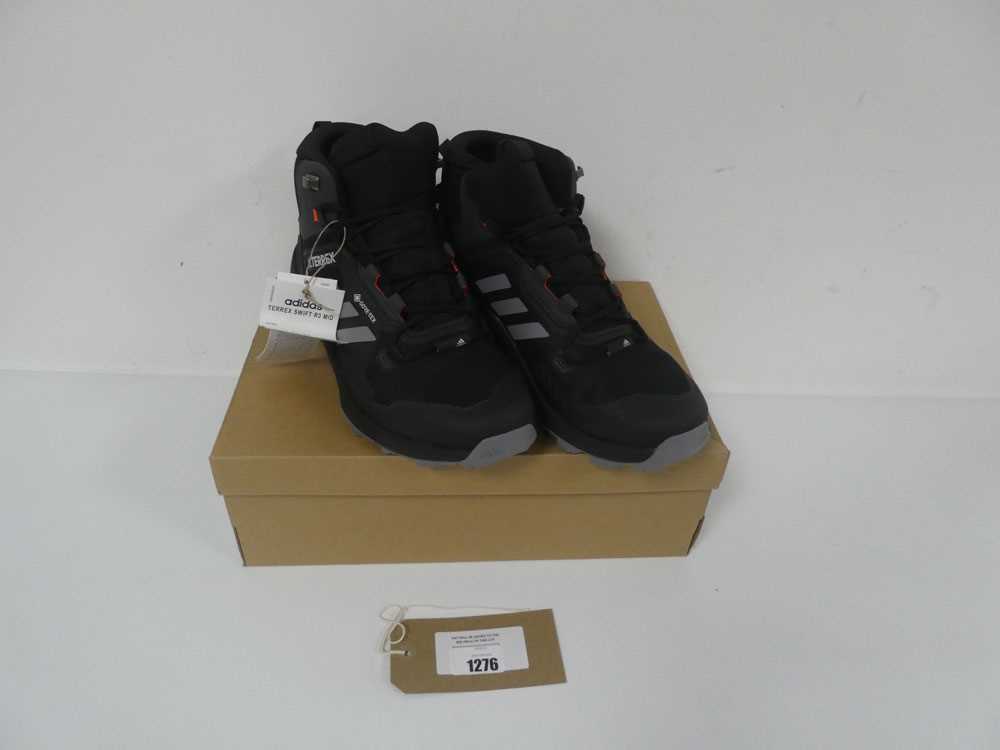 +VAT Boxed pair of Adidas men's Terrex swift R3 MID GTX hiking shoes size UK10