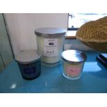 +VAT 3 candles; 1 large pomegranate, 1 small peony blush and 1 small fig and cassis
