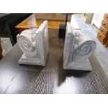 +VAT 6 stone effect book ends (5 boxed)