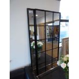 +VAT Large window type floor standing mirror