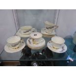 Mid 20th Century Royal Doulton LIDO patterned part tea service