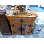 Tsang type wooden cabinet with single drawer