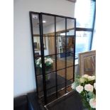 +VAT Large window type floor standing mirror