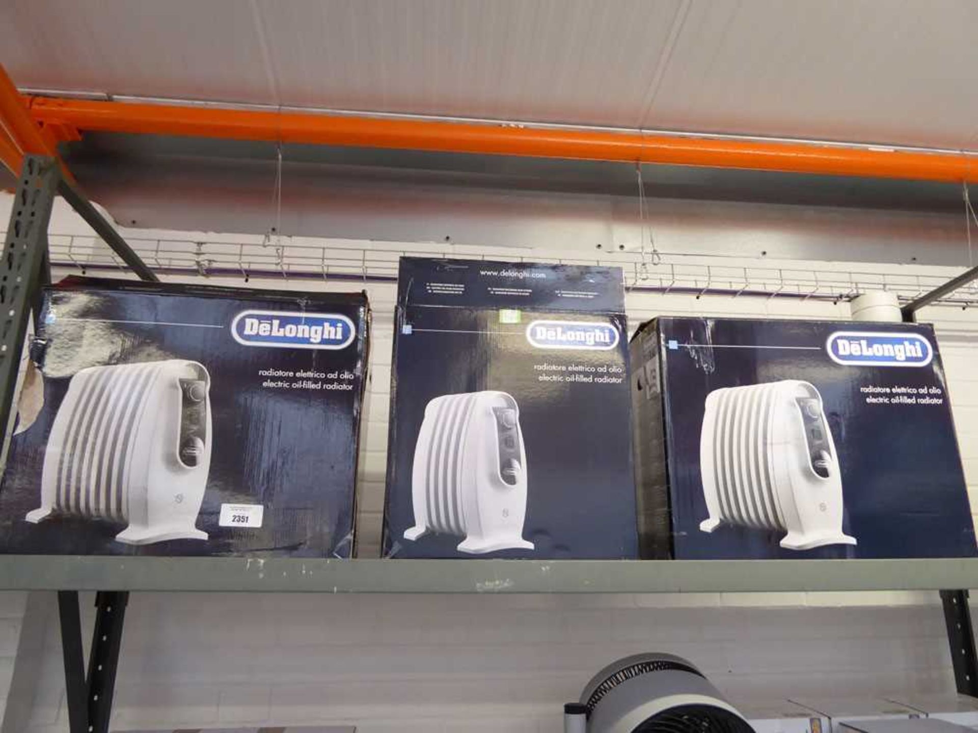 +VAT 3 boxed De'Longhi oil filled electric radiators