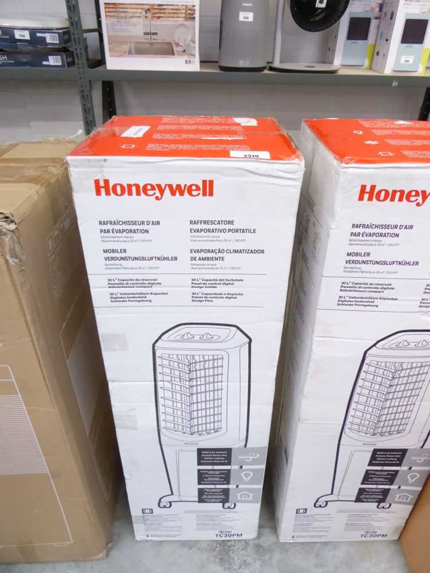 +VAT Boxed Honeywell mobile air cooler